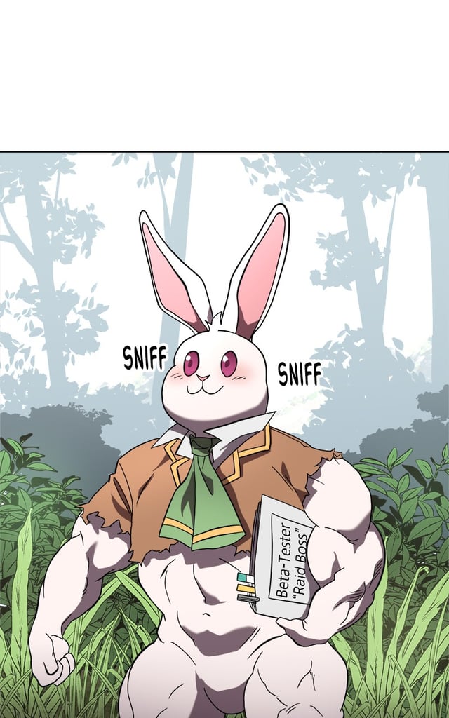 bunny holding beta testers raid boss papers