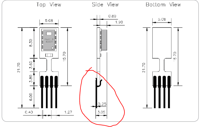 image showing pins fitted to a PCB