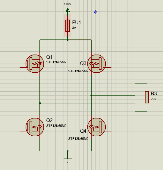 Circuit after modifying