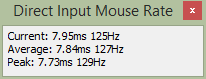 true mouse polling rate