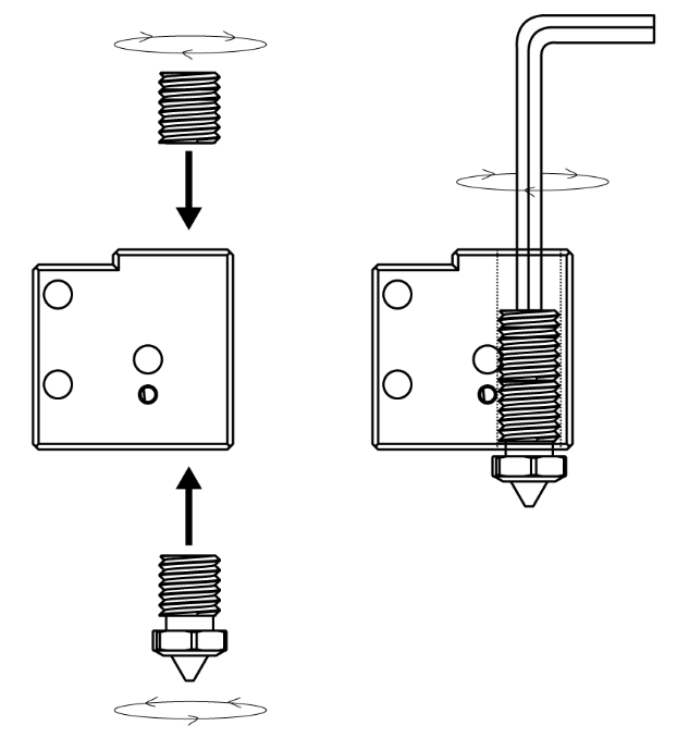 Volcano adapter top mounting