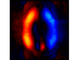 Real part of complex wave field