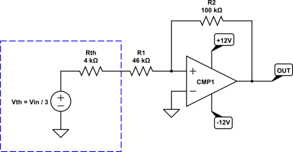 Operational Amplifier - Hysteresis On Inverting Terminal For Comparator ...