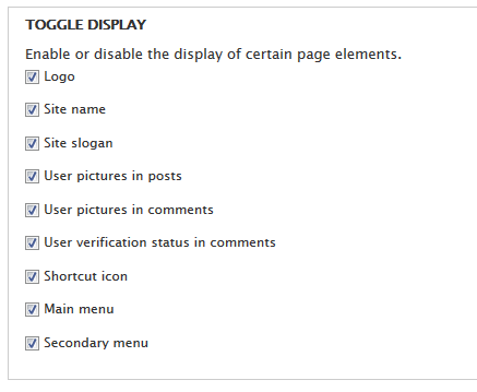 global theme settings