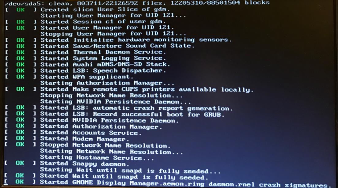 Drivers - Boot Hangs At "Started GNOME Display Manager" After Updating ...