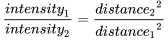 Inverse Square relationship