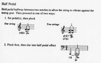 Half Pedal in Harp