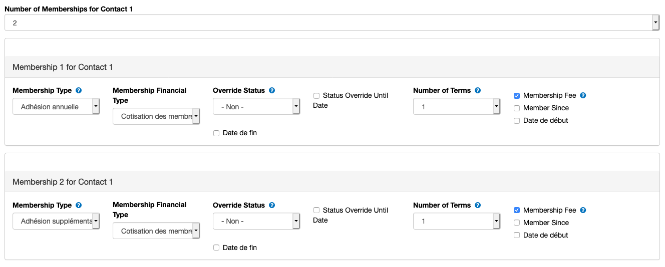 Membership tab in CiviCRM in Webform