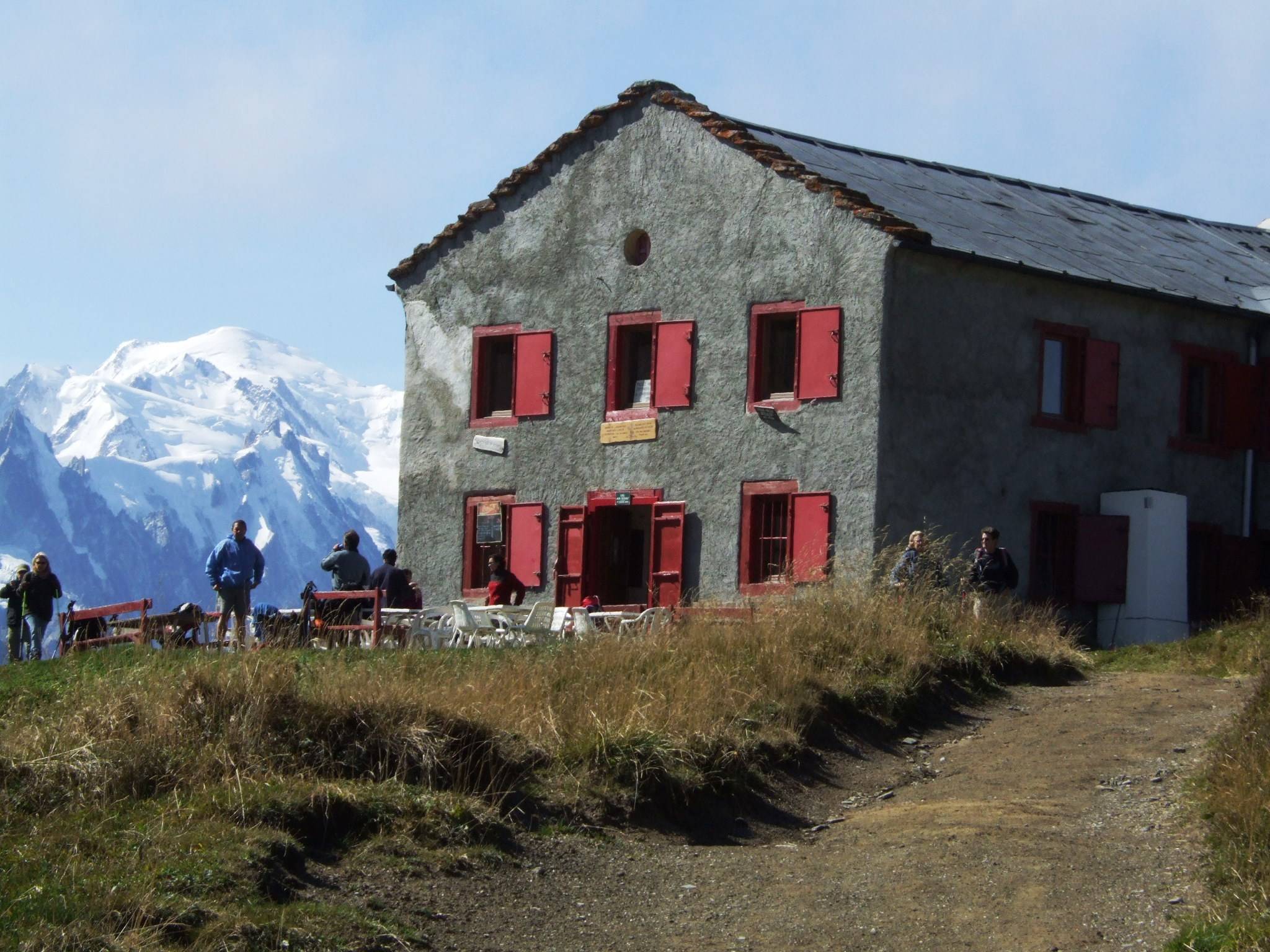 French-Swiss border at Col de Balme