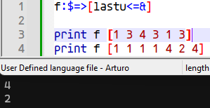 running the code in arturo interpreter