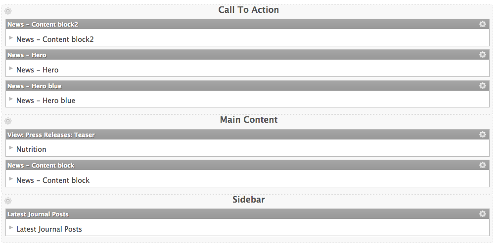 page structure