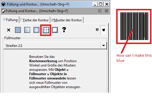 pattern and stroke in Inkscape