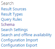 SITE search schema : read only