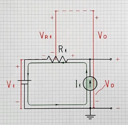 Conceptual circuit diagram for an op-amp with input p-n-p transistors