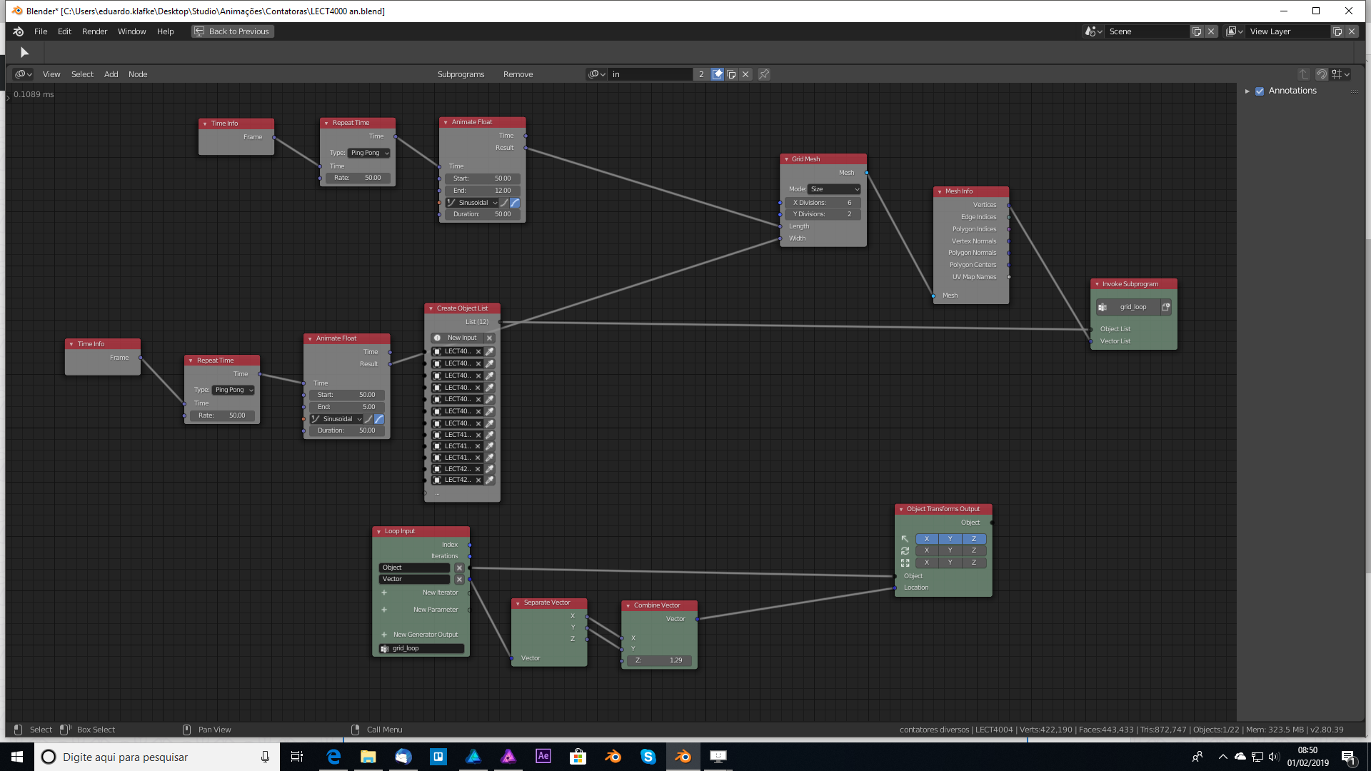 current nodetree