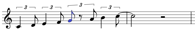 Scale with swing feel, modified