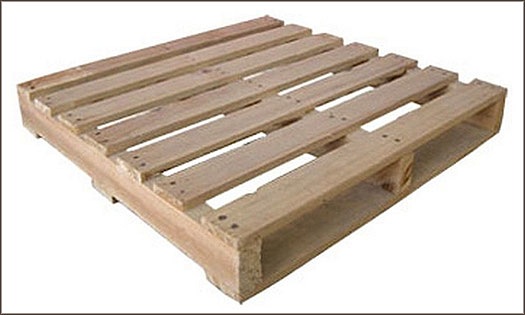 A wooden pallet