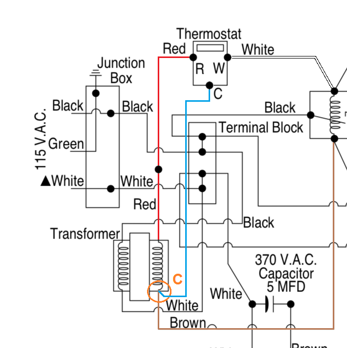 How to wire new thermostat