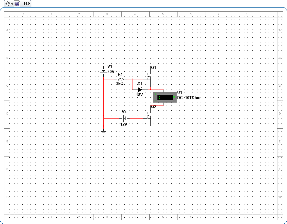 The output side which I want to measure