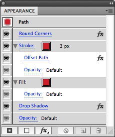 Rounded corners + offset path for the stroke