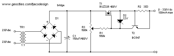 source follower voltage regulator