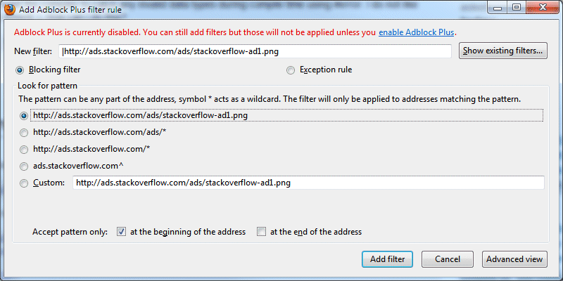 ad block in firefox
