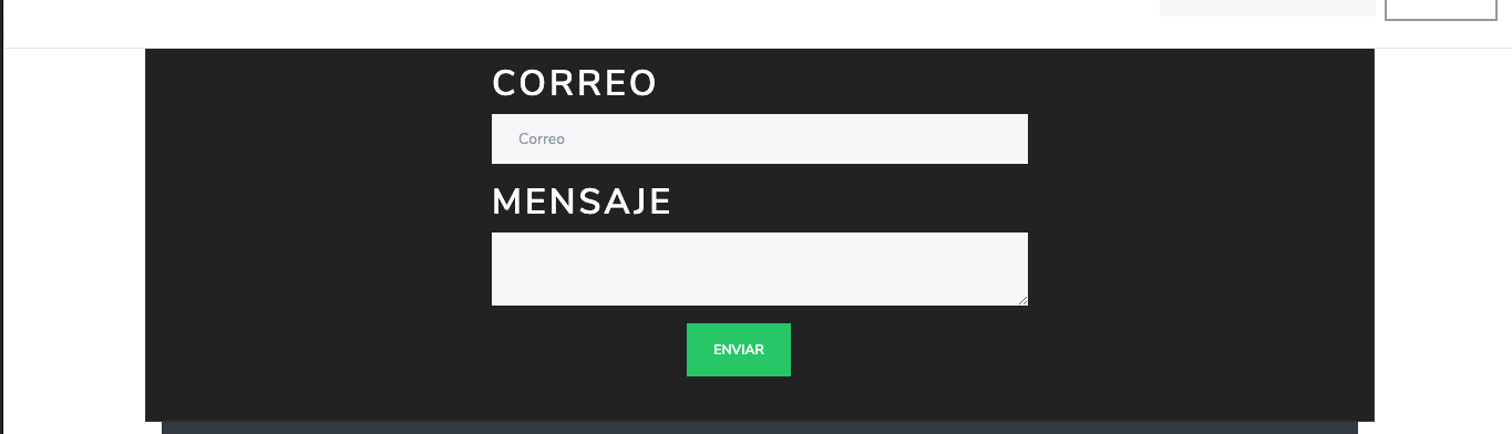 lo blanco que se ve arriba es la navegación que ocupa toda la vista del navegador y el formulario no, entonces quiero que el formulario también use todo el espacio del navegador en la horizontal