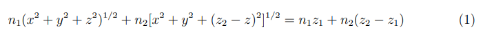 Cartesian Oval Equation