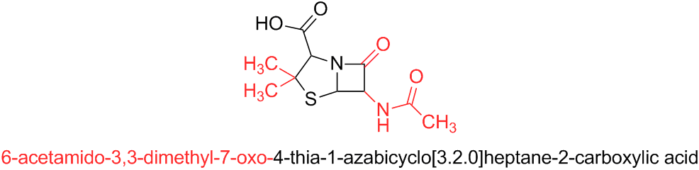 6-acetamido-3,3-dimethyl-7-oxo-4-thia-1-azabicyclo[3.2.0]heptane-2-carboxylic acid