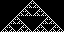 very small sierpinsky triangle