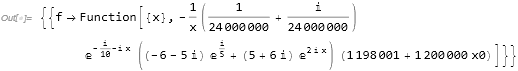 analytical solution with boundary conditions