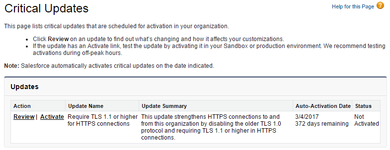 Require TLS 1.1 or higher for HTTPS connections