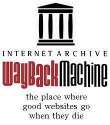 Internet Archive WaybackMachine