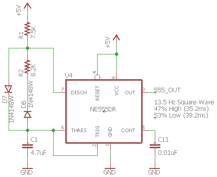 555 Timer, the normal way