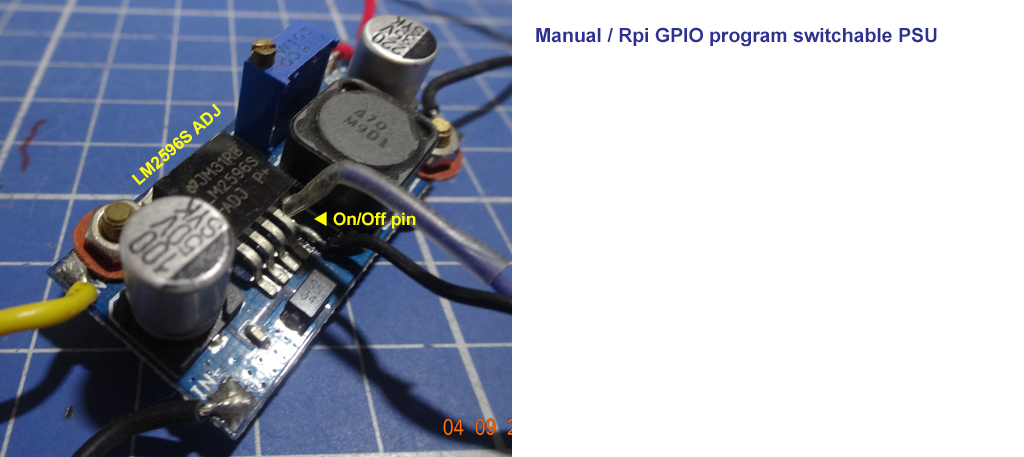 Software resettable PSU