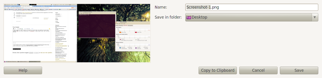 Screenshot of the default screenshot app... slightly confusing because I have two monitors