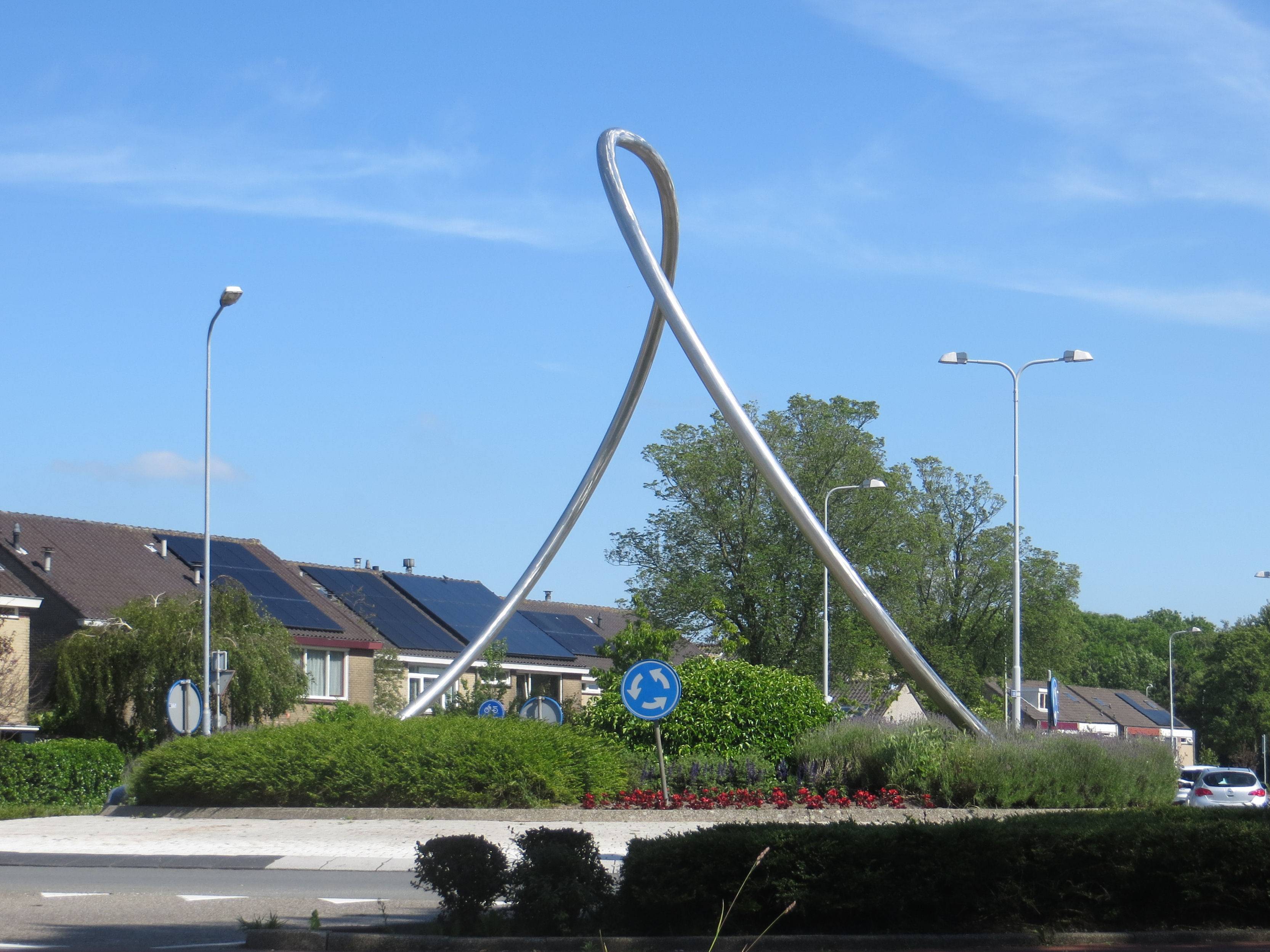 Big loop on a roundabout.