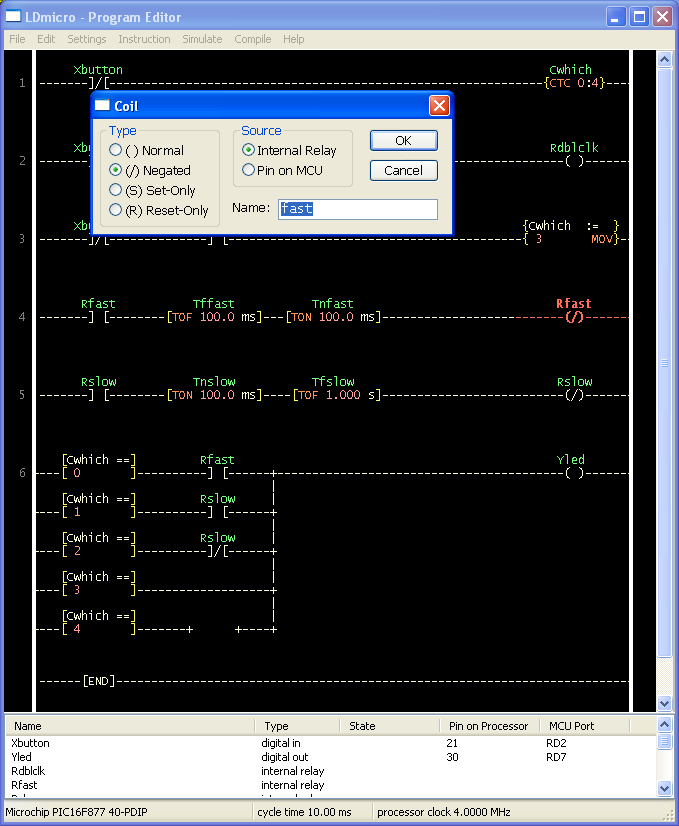 Ladder Logic Compiler