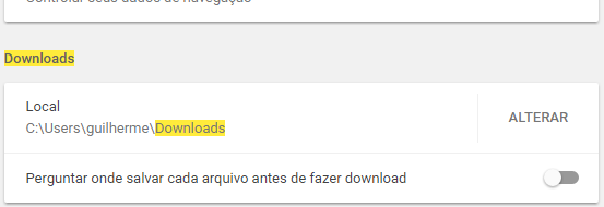 configurar chrome