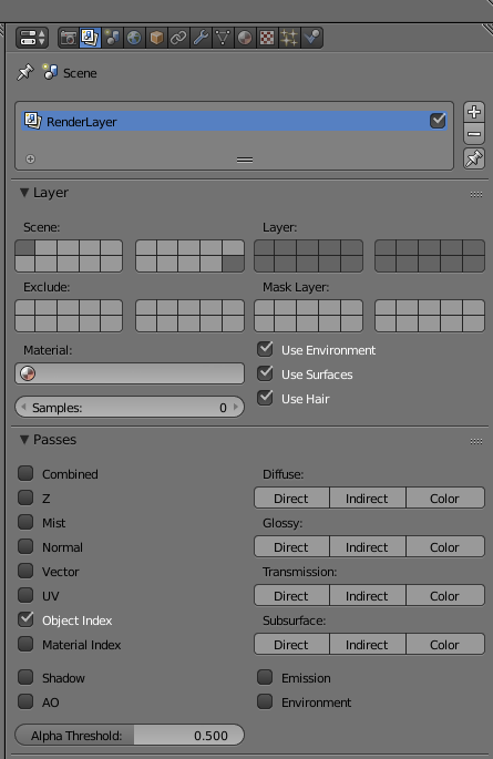 Enable ObjectIndex - only need this one box ticked