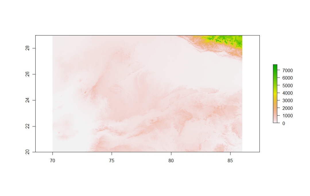 Image of Elevation Raster