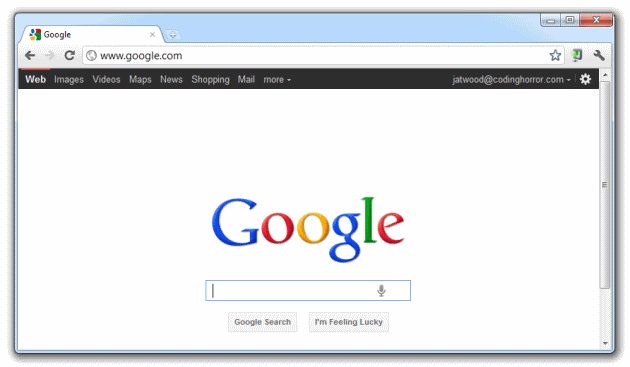 google.com homepage