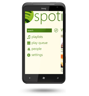 Spotify Windows Phone