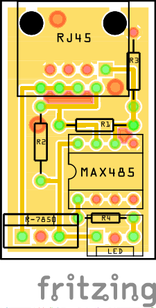 PCB as it is right now, not suitable for THT assembly