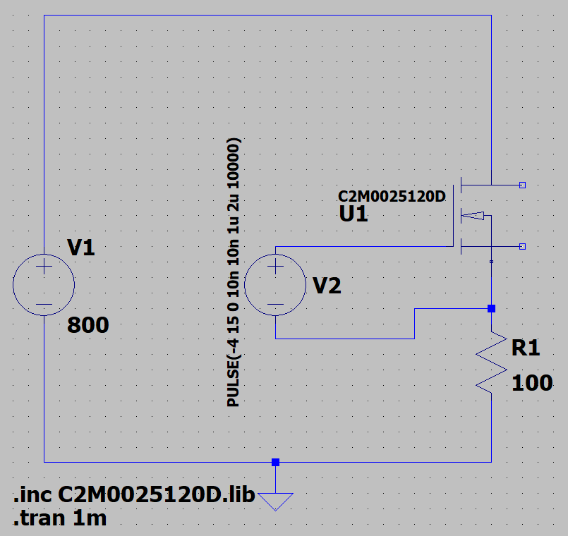 Simple MOSFET driving circuit