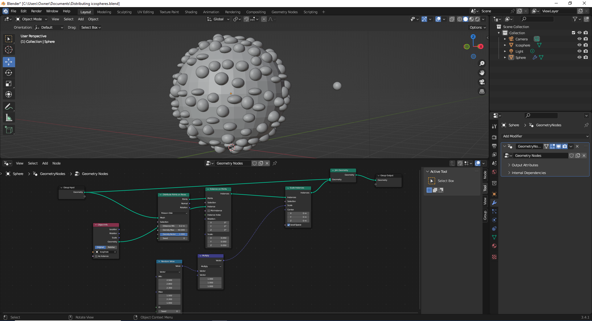 Sphere and icospheres