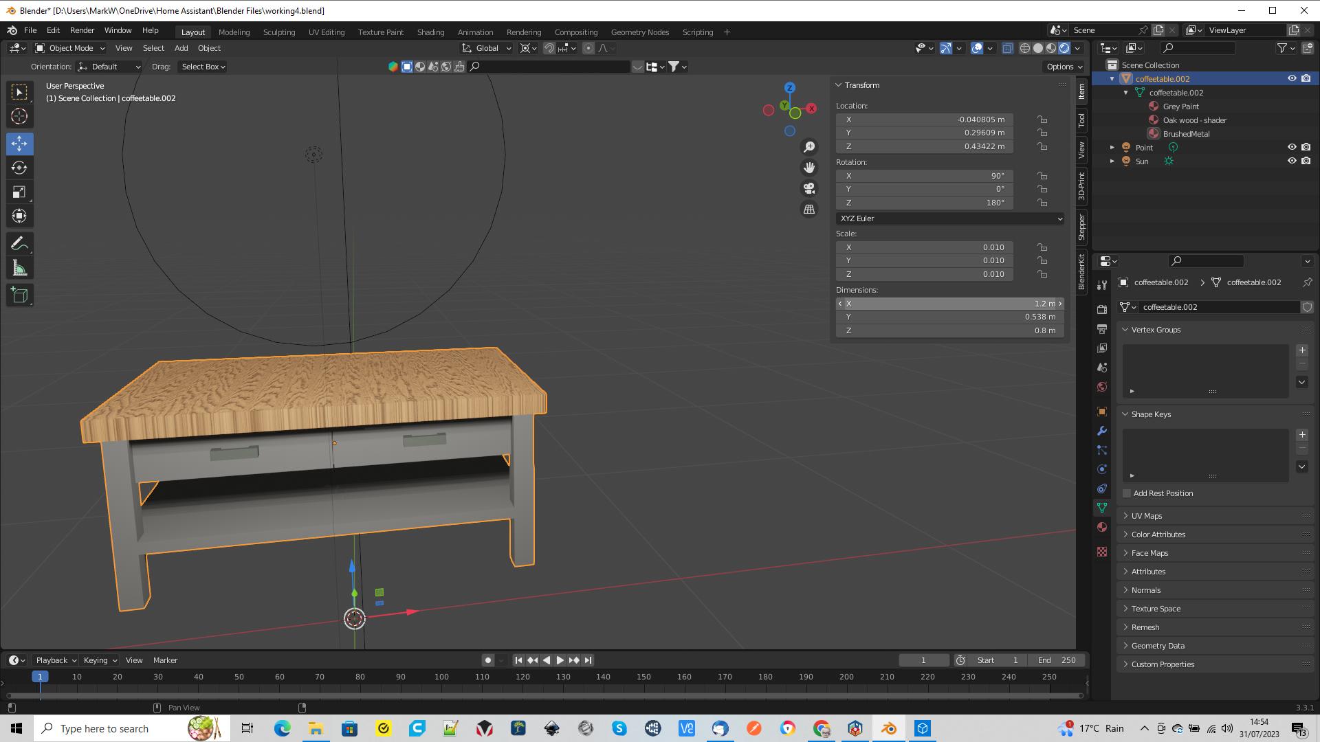 blender view