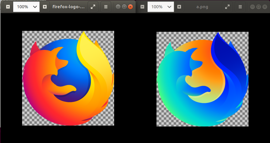 Firefox Logo Inverted