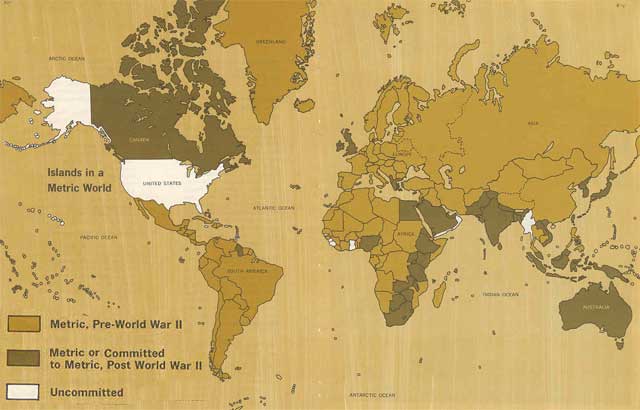 Islands in a metric world