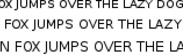 Sample of DejaVu Sans at 10px, 11px and 12px, magnified